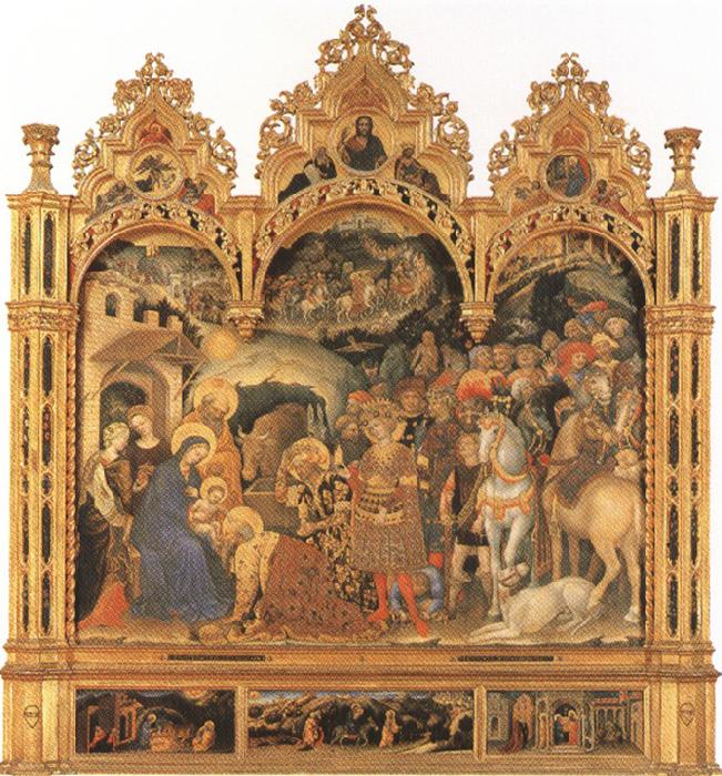  Gentile da Fabriano,Adoration of the Magi (mk36)